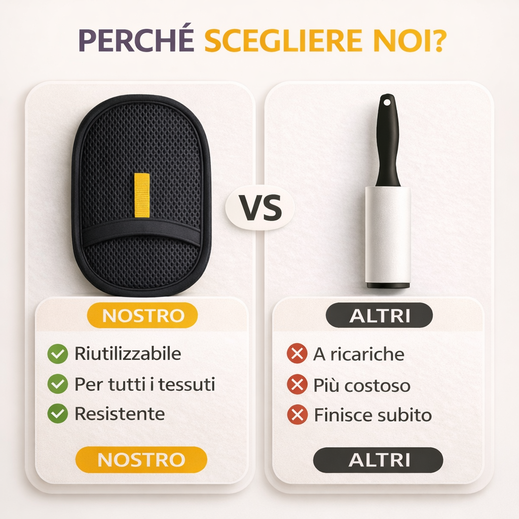 Crazy Micio - Guanto Rimuovi Peli